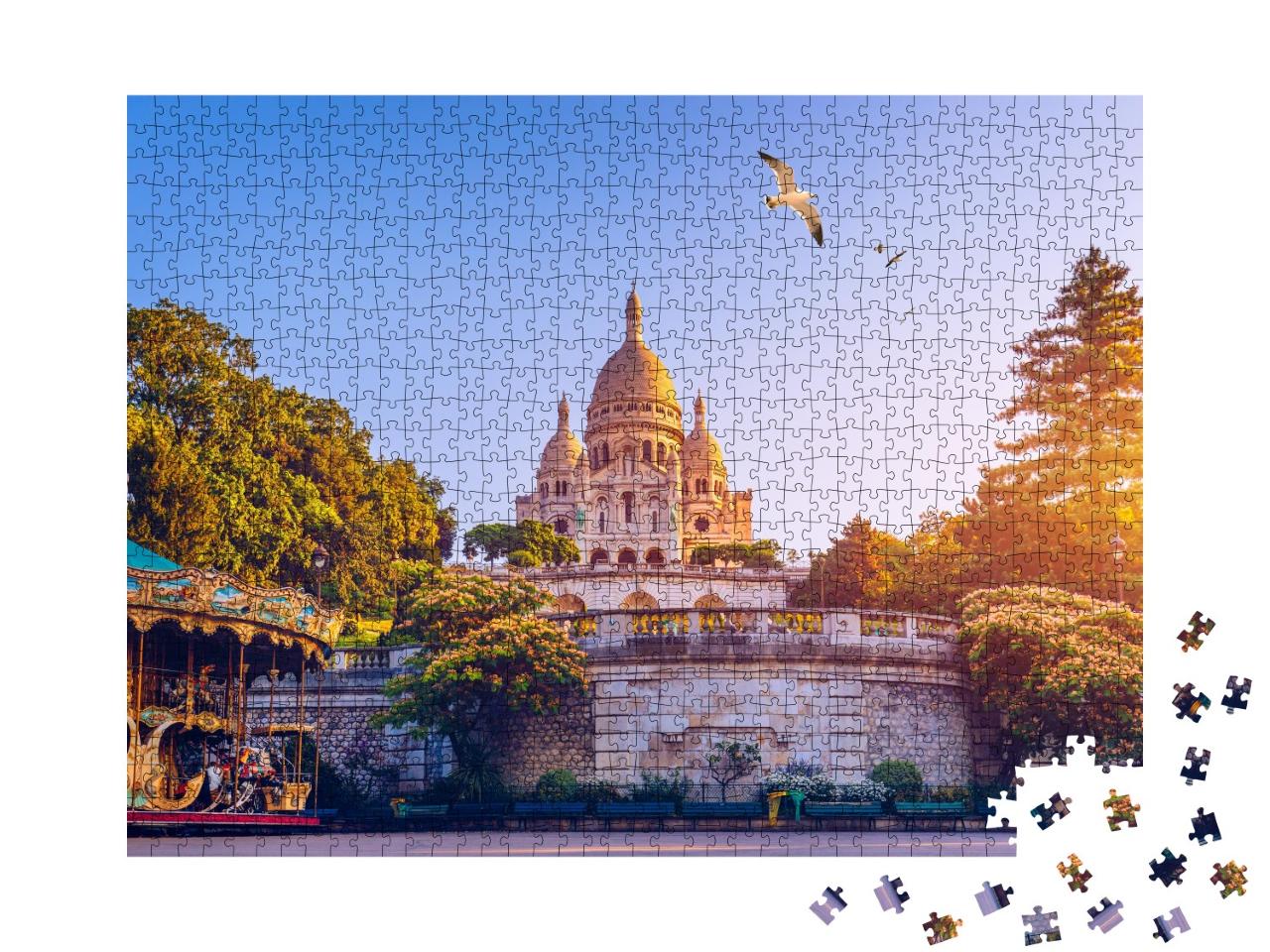 Puzzle de 1000 pièces « La basilique du Sacré-Cœur, Paris, France »