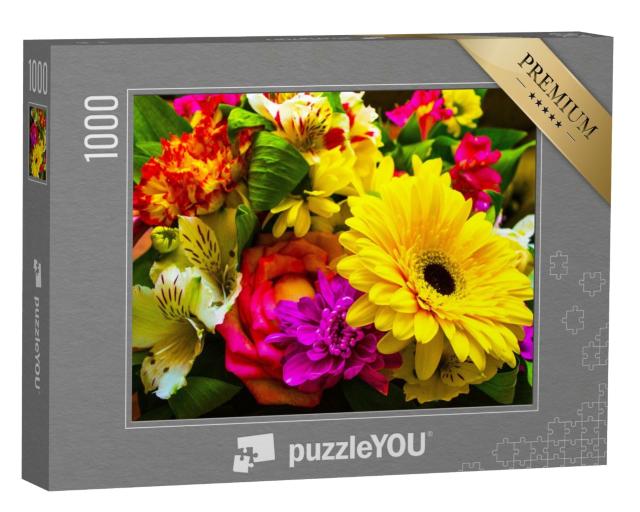 Puzzle de 1000 pièces « Bouquet de fleurs d'été »
