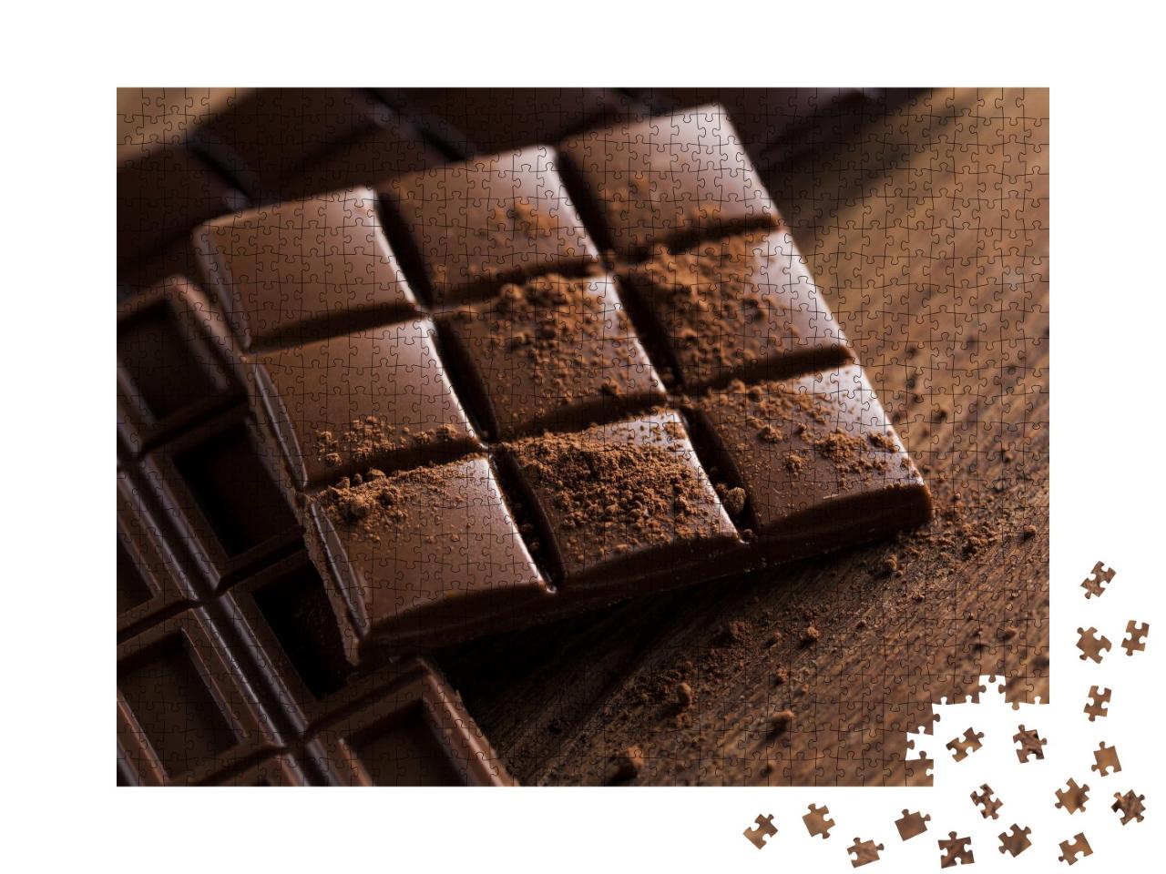 Puzzle de 1000 pièces « Un séduisant chocolat noir »