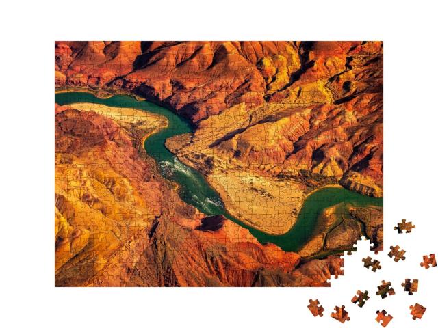 Puzzle de 500 pièces « Fleuve Colorado dans le Grand Canyon, Arizona, États-Unis »
