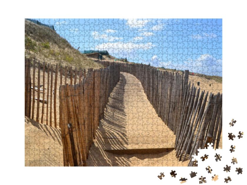 Puzzle de 1000 pièces « Chemin de la plage »