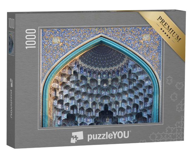 Puzzle de 1000 pièces « La façade de la mosquée du Shah à Ispahan, Iran »
