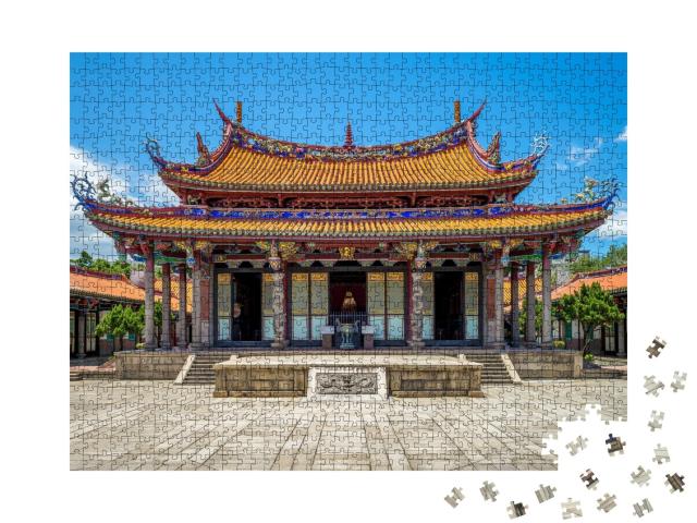 Puzzle de 1000 pièces « Temple de Confucius de Taipei à Dalongdong, Taipei, Taïwan »