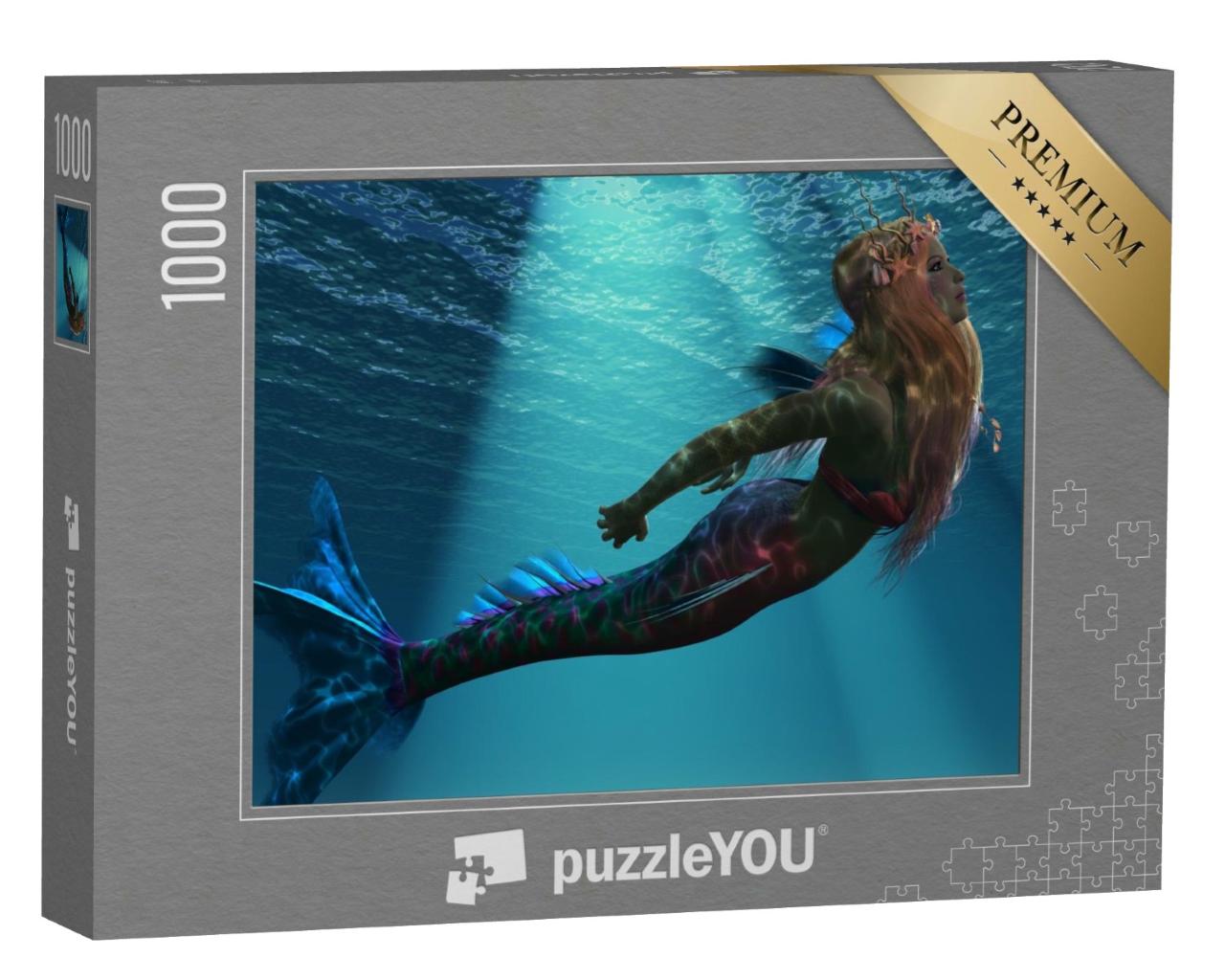 Puzzle de 1000 pièces « Merveilleuse sirène fantastique »