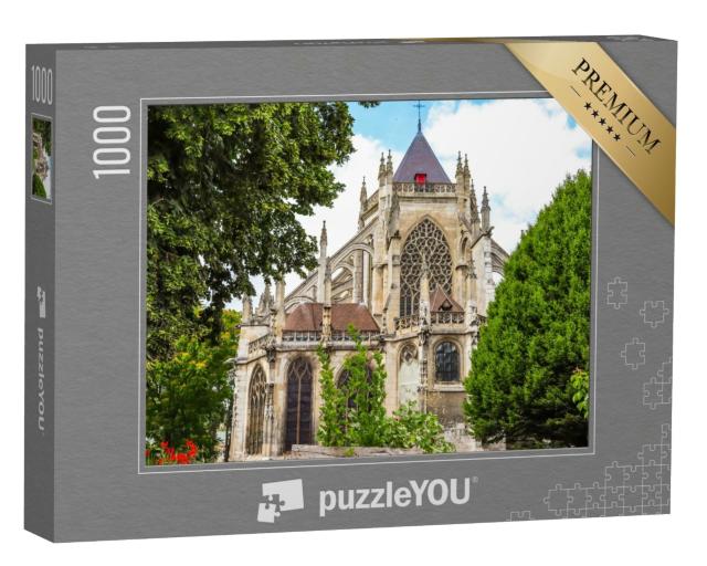 Puzzle de 1000 pièces « Eglise Saint Etienne ou église Saint Etienne, ancienne église catholique, Beauvais, France »
