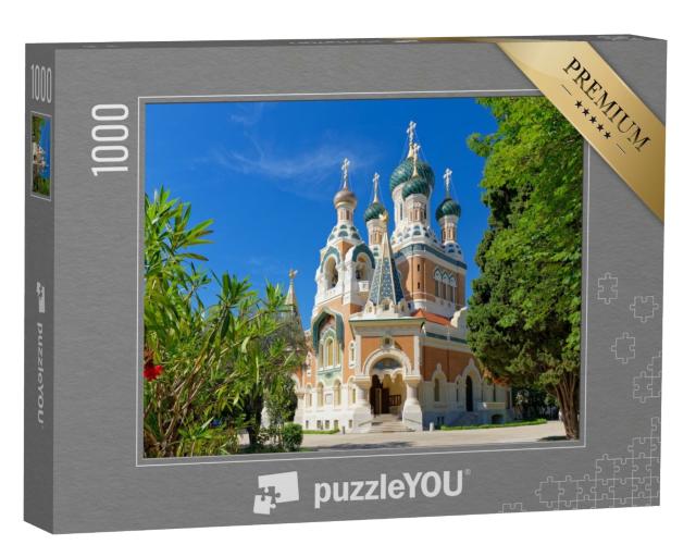 Puzzle de 1000 pièces « Cathédrale orthodoxe Saint-Nicolas, Nice, France »