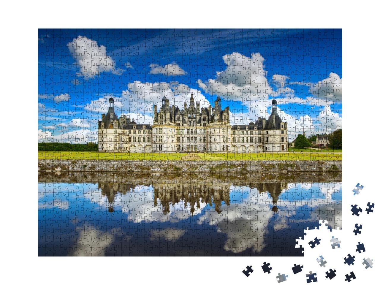 Puzzle de 1000 pièces « Chateau de Chambord : château dans la vallée de la Loire, France »