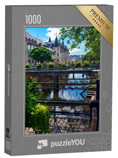 Puzzle de 1000 pièces « La ville de Quimper en Bretagne France »