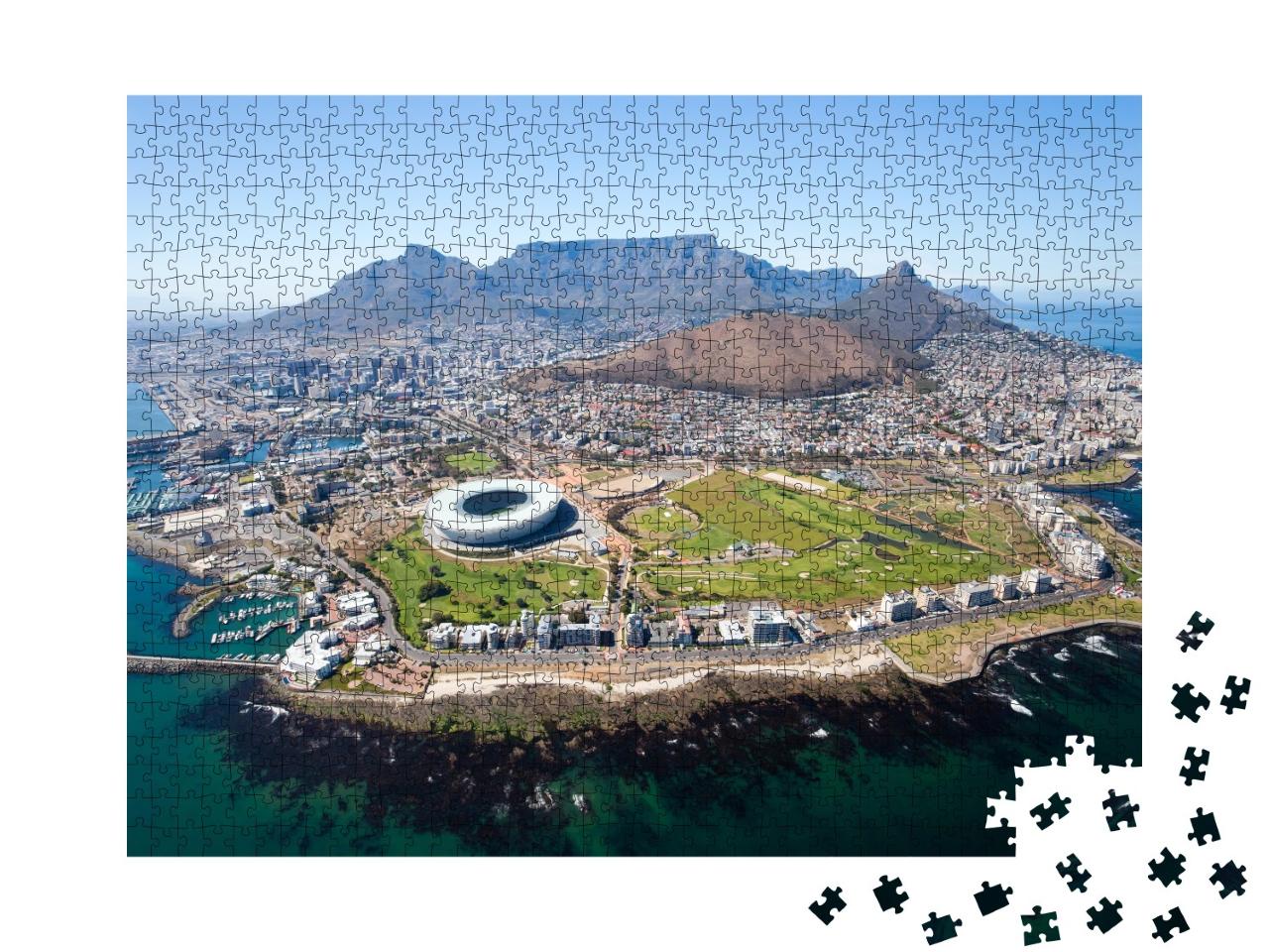 Puzzle de 1000 pièces « Vue panoramique de Cape Town, Afrique du Sud »