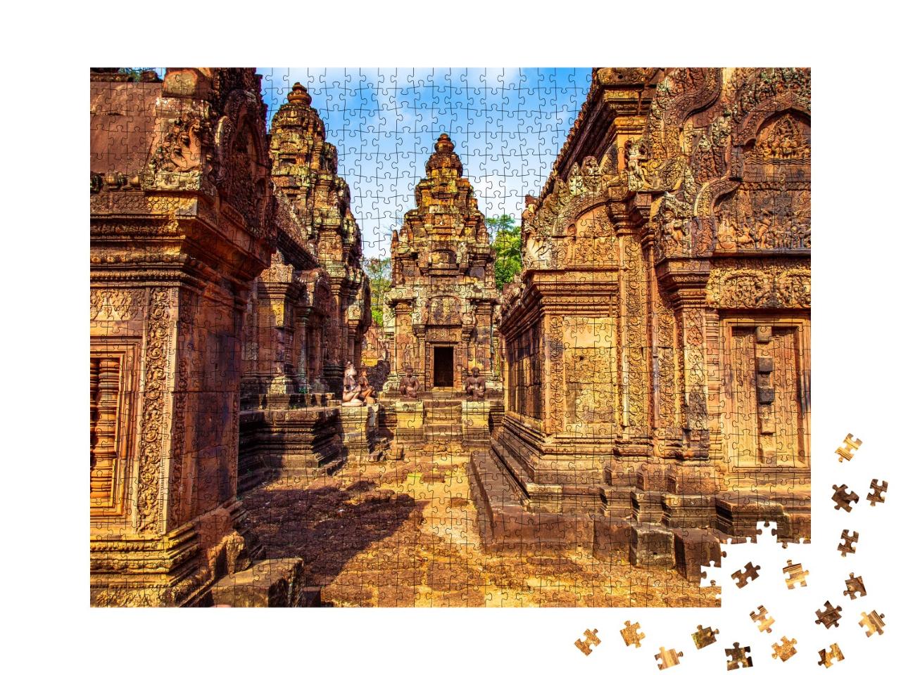 Puzzle de 1000 pièces « Temple du dieu hindou Shiva, Siem Reap, Cambodge »
