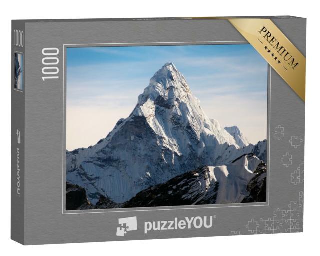 Puzzle de 1000 pièces « Mont Ama Dablam sur le chemin du camp de base de l'Everest, Népal »
