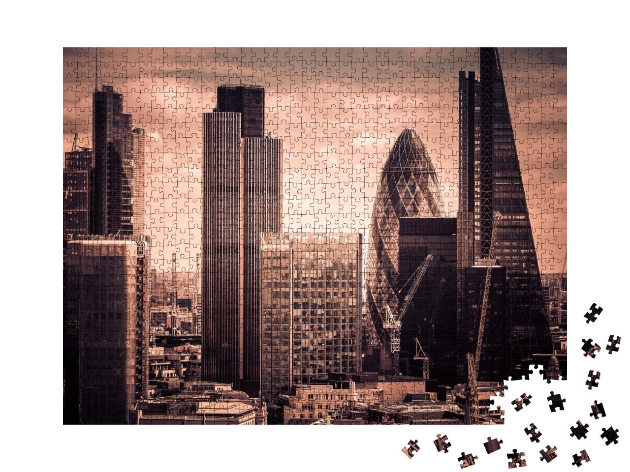 Puzzle de 1000 pièces « Gratte-ciel, Londres »