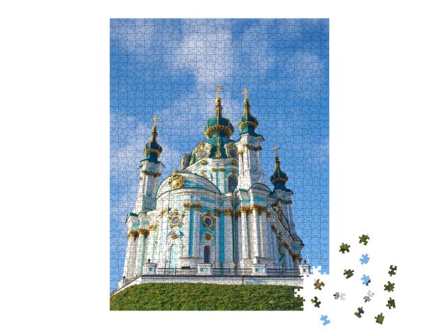 Puzzle de 1000 pièces « Église Saint-André à Kiev, Ukraine »