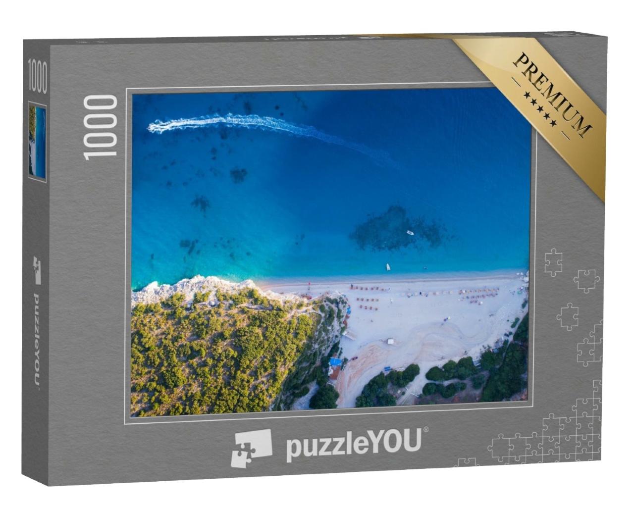 Puzzle de 1000 pièces « Belle plage de Gjipe, sud de l'Albanie »
