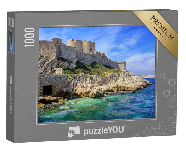 Puzzle de 1000 pièces « Château d'If sur une île de Marseille, connu grâce au roman de Dumas "Le Comte de Monte Cristo". »