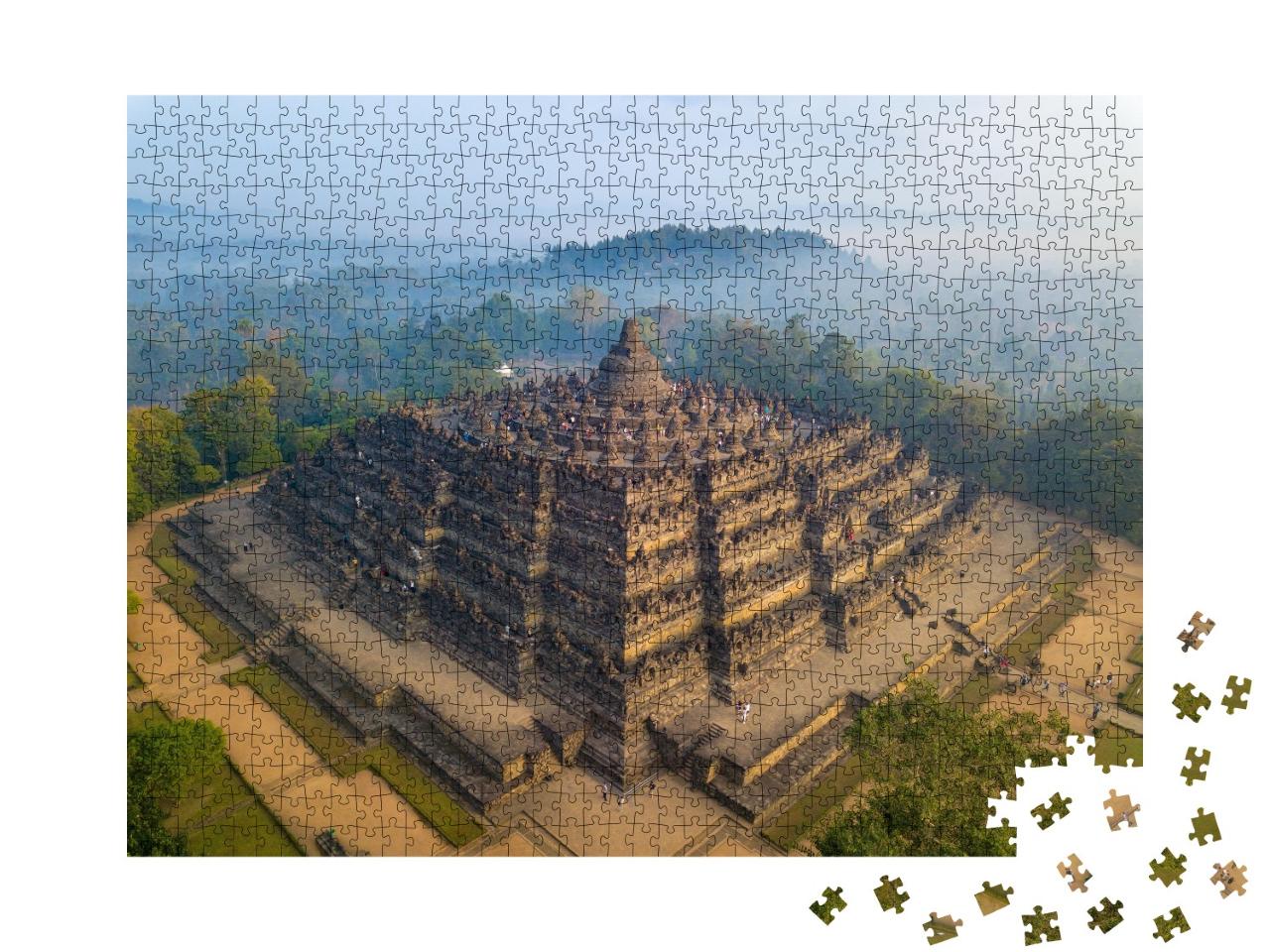 Puzzle de 1000 pièces « Le plus grand temple bouddhiste du monde »