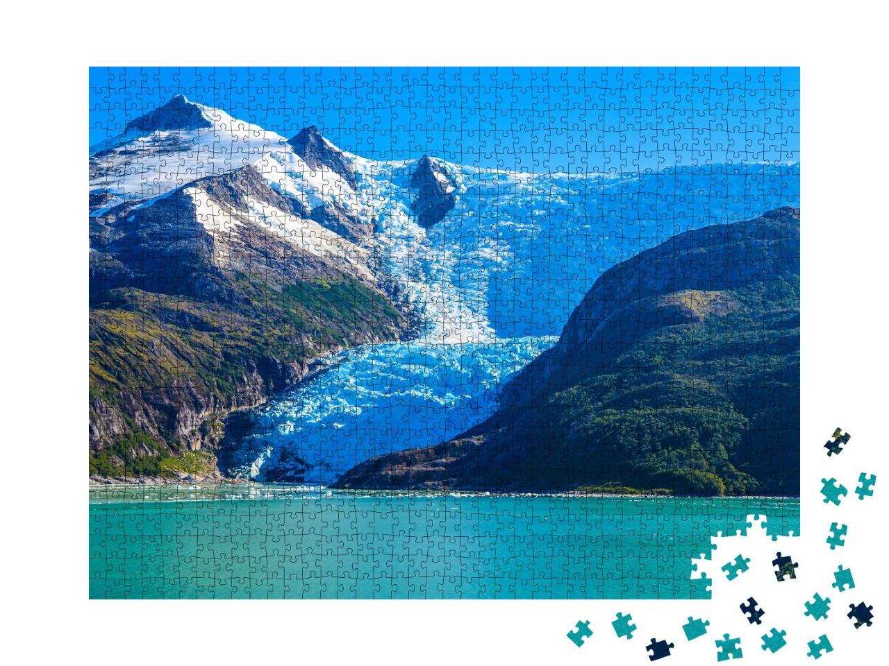 Puzzle de 1000 pièces « Glaciers de la côte sud du Chili »
