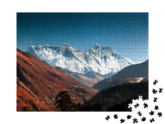 Puzzle de 1000 pièces « Everest, Lhotse et Nuptse, Népal »