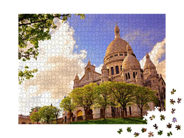 Puzzle de 1000 pièces « Célèbre église du Sacré-Cœur, Paris, France »