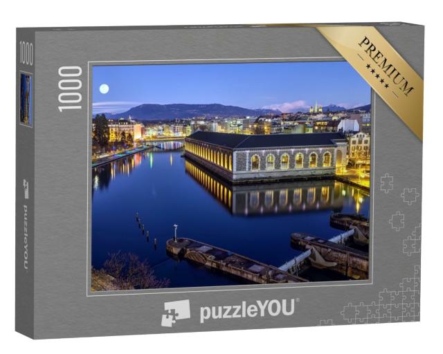 Puzzle de 1000 pièces « Genève en soirée, Suisse »