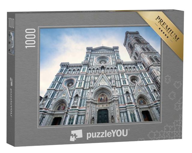 Puzzle de 1000 pièces « Cathédrale Santa Maria del Fiore sur la Piazza del Duomo à Florence »