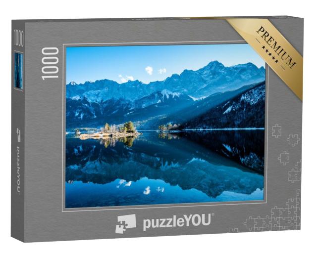Puzzle de 1000 pièces « Eibsee et Zugspitze »