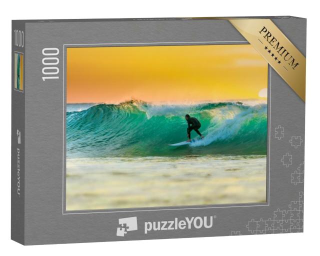 Puzzle de 1000 pièces « Lever de soleil : Surf »