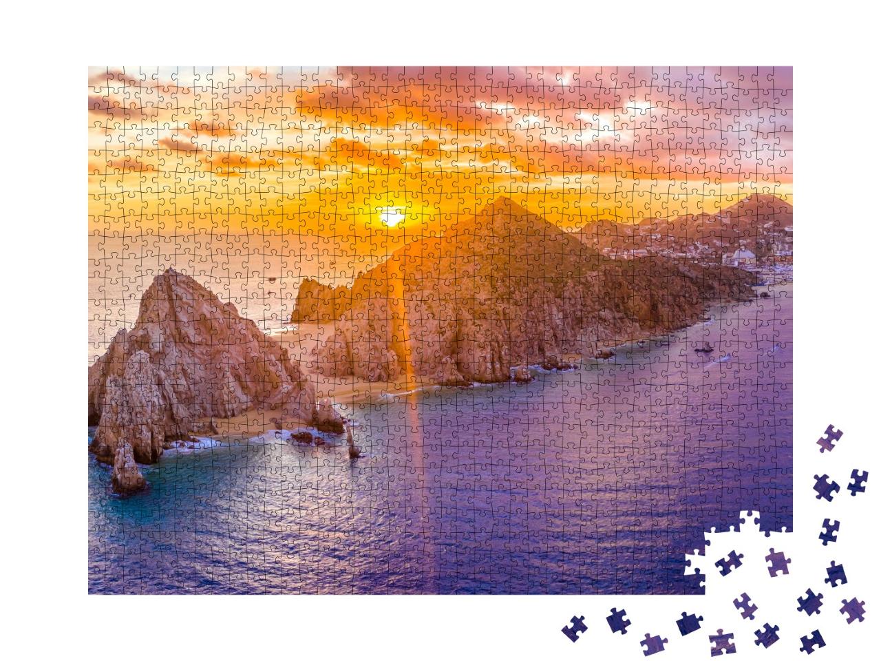 Puzzle de 1000 pièces « Port de plaisance de Cabo San Lucas à Lands End, Mexique »