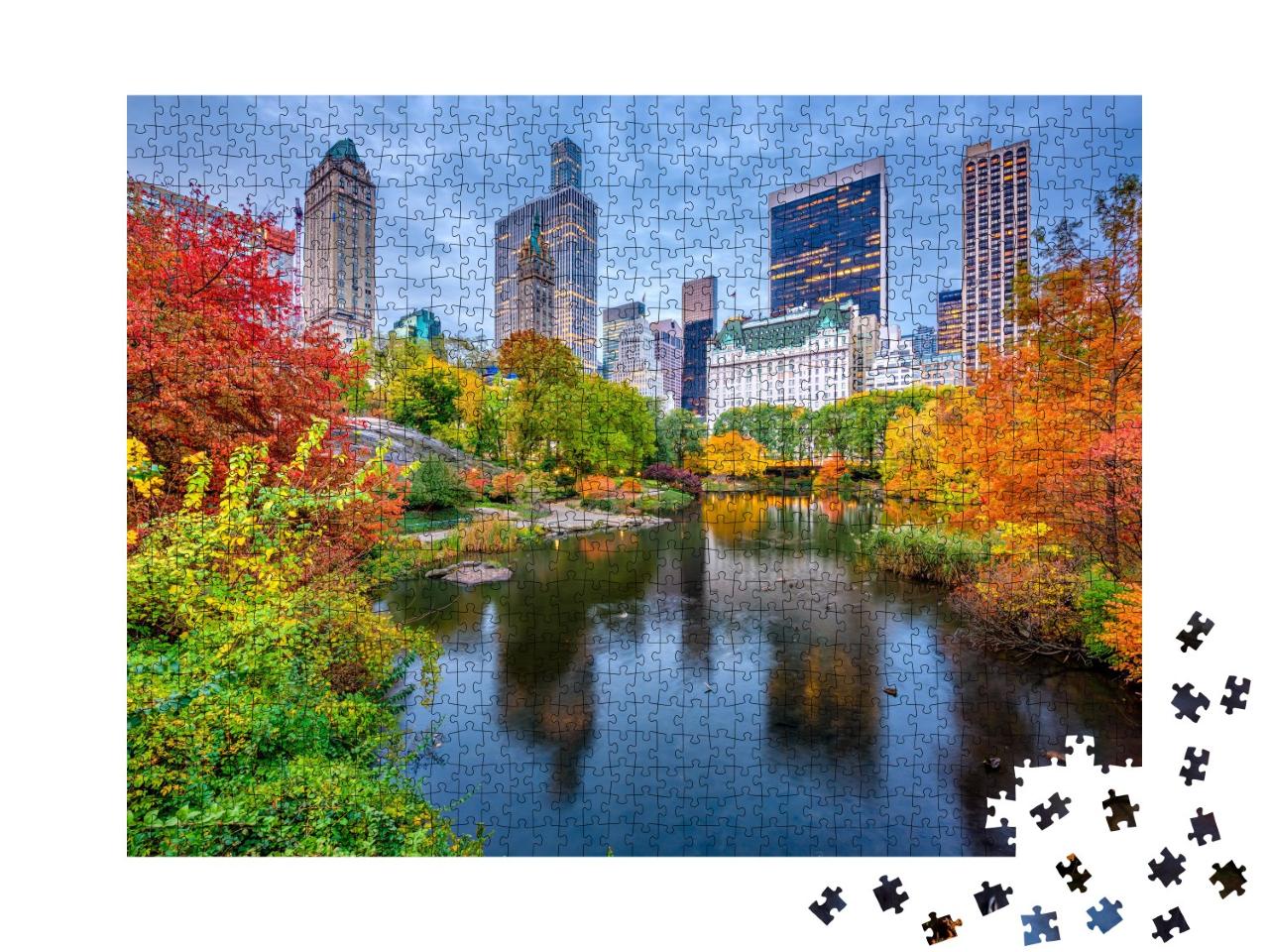 Puzzle de 1000 pièces « Central Park en automne, New York »