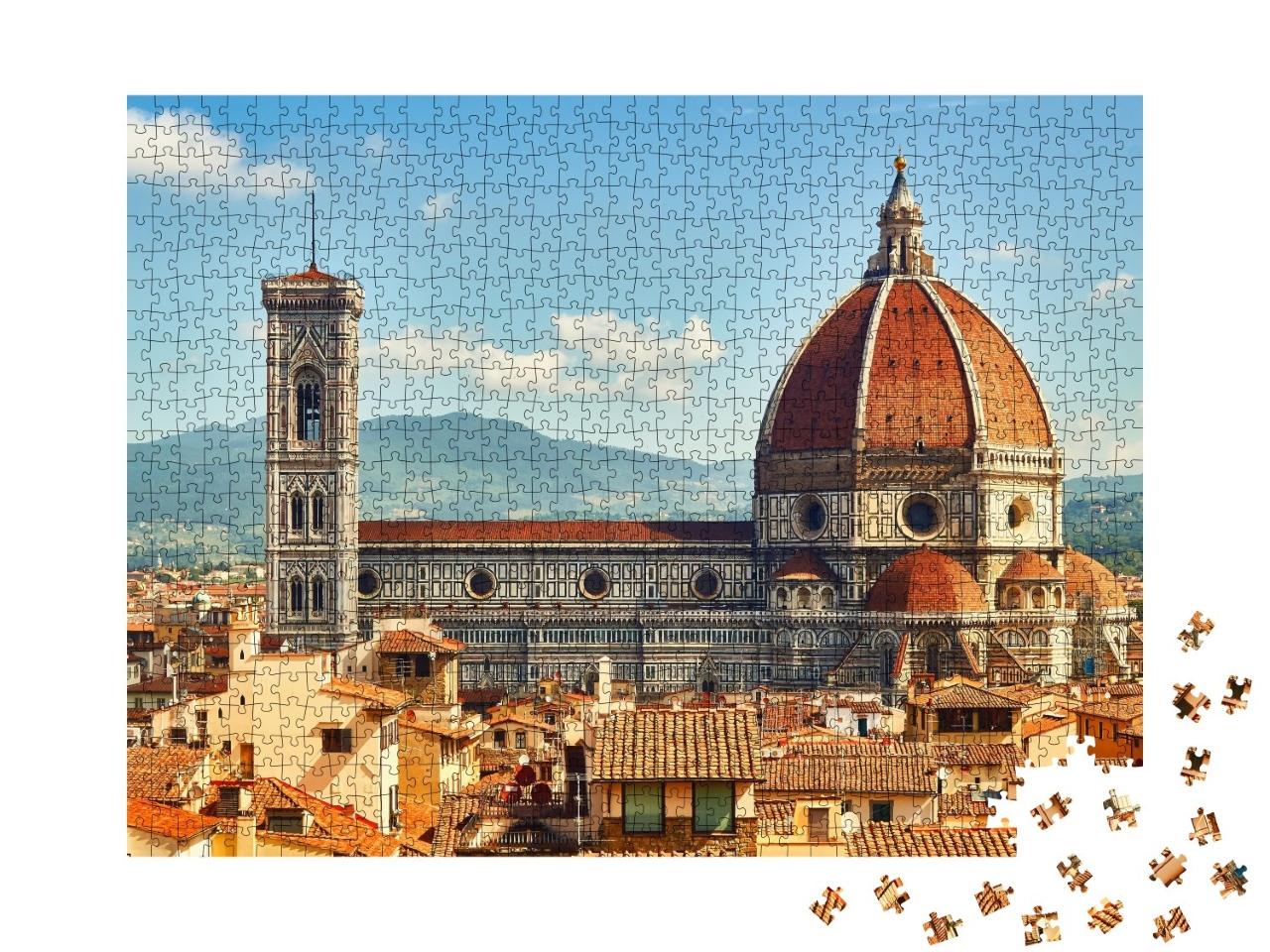 Puzzle de 1000 pièces « Duomo Santa Maria Del Fiore à Florence, Italie »
