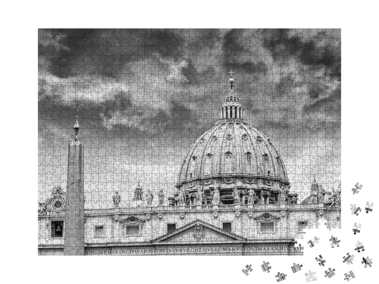 Puzzle de 1000 pièces « Coupole de la basilique Saint-Pierre au Vatican »