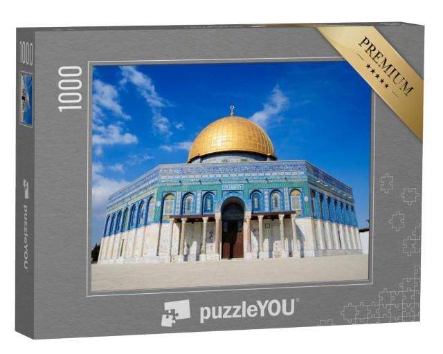 Puzzle de 1000 pièces « Le Dôme du Rocher sur le Mont du Temple à Jérusalem, Israël »