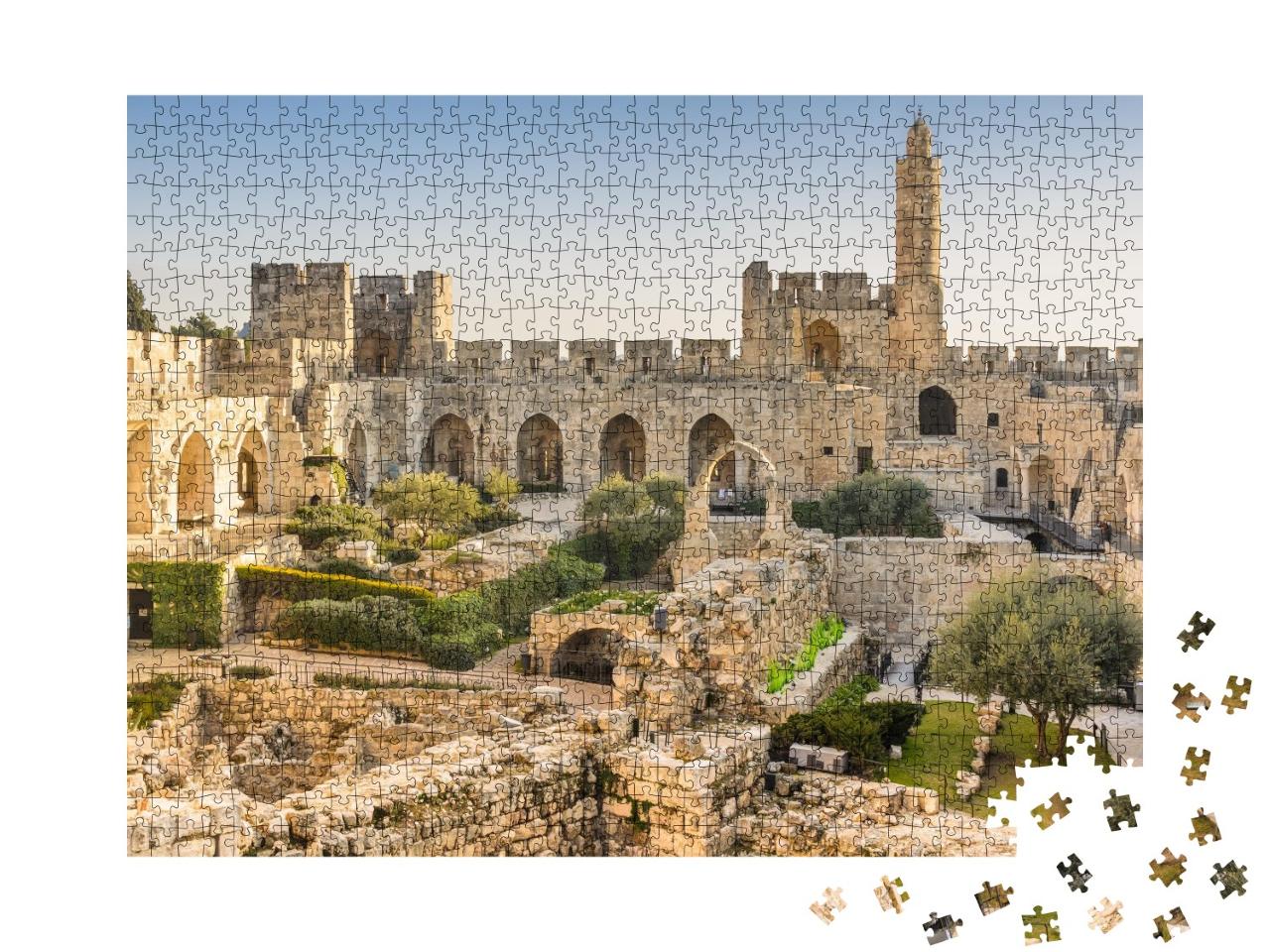 Puzzle de 1000 pièces « La tempête de David sur Jérusalem »