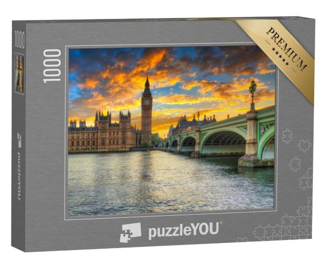 Puzzle de 1000 pièces « Big Ben et Palais de Westminster, Londres, Royaume-Uni »