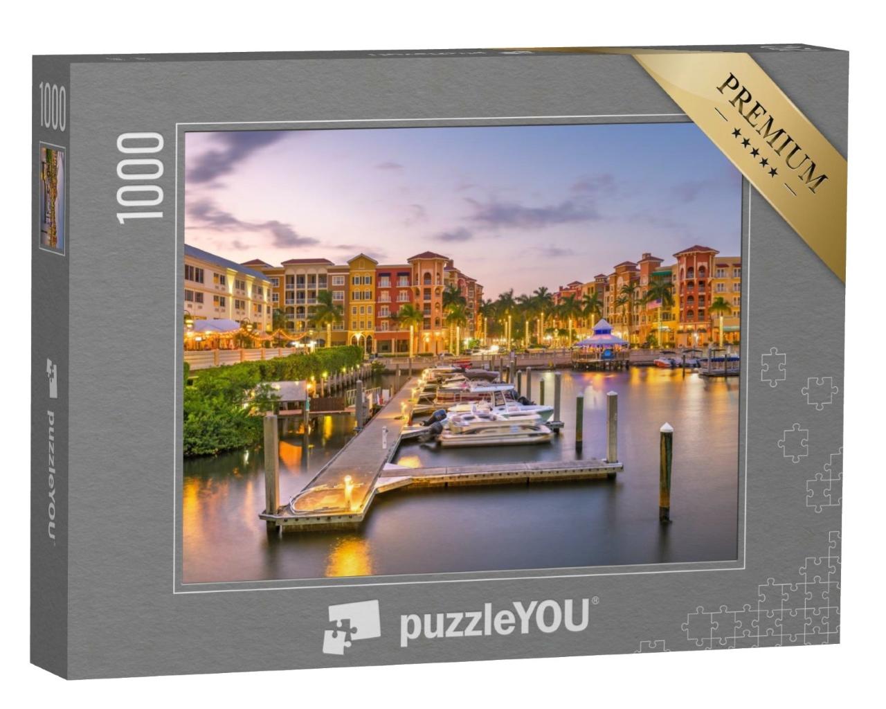 Puzzle de 1000 pièces « Skyline de Naples avec de l'eau, Floride, USA »
