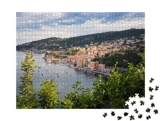 Puzzle de 1000 pièces « Villefranche sur mer Côte d'Azur »