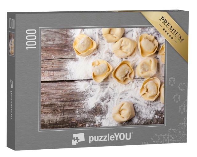 Puzzle de 1000 pièces « Tortellini frais faits maison »