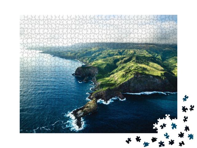 Puzzle de 1000 pièces « Paysage naturel mystique à Hawaï »