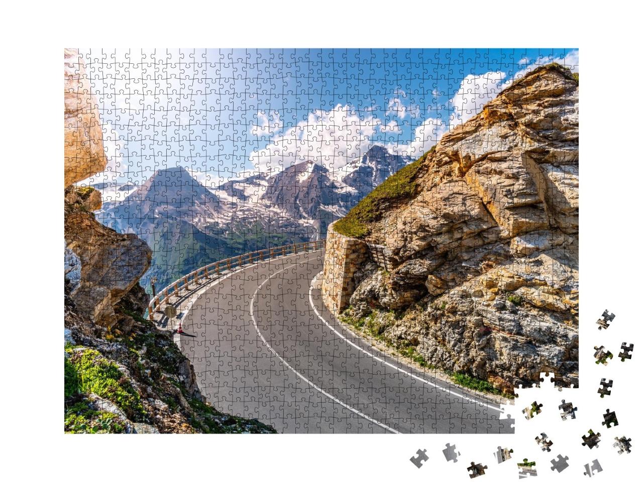 Puzzle de 1000 pièces « Route alpine du Grossglockner, Autriche »