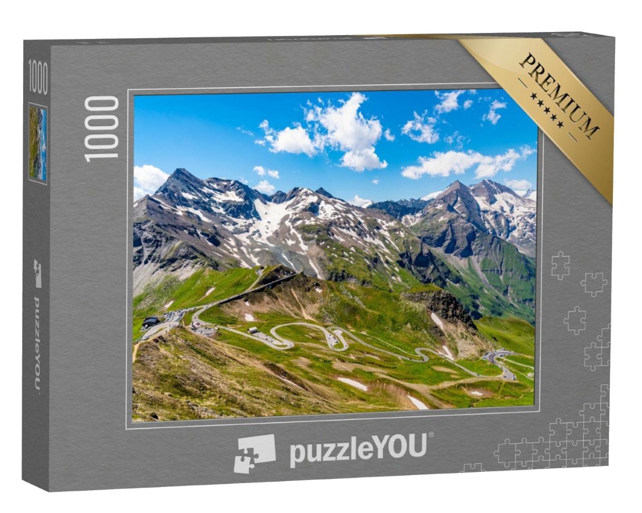 Puzzle de 1000 pièces « Haute route alpine dans le Hohe Tauern, Autriche »