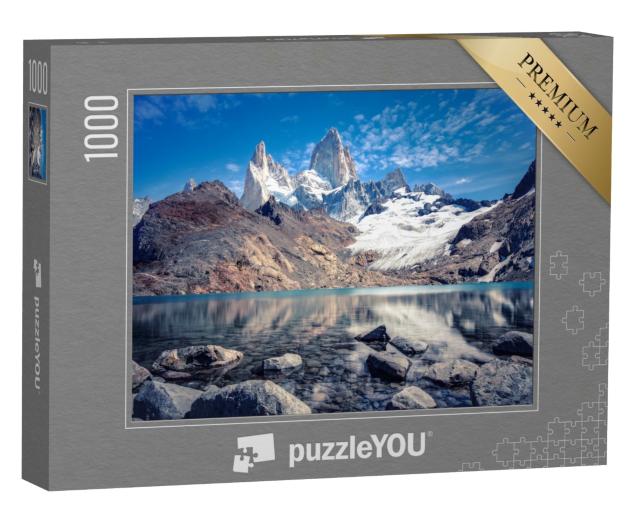 Puzzle de 1000 pièces « Mont Fitz Roy dans le parc national Los Glaciares, Argentine »