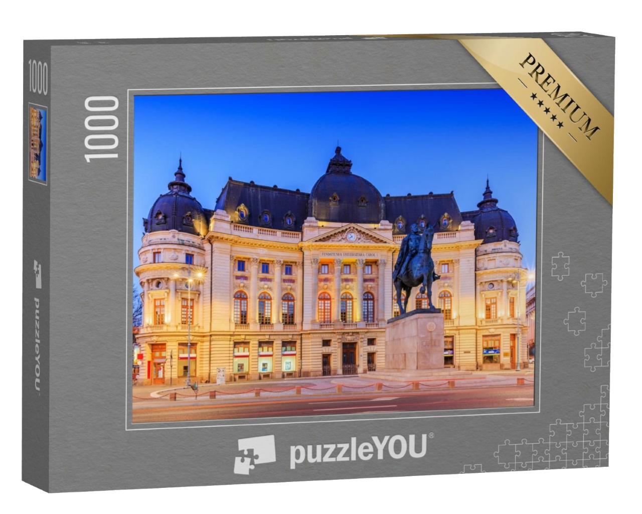 Puzzle de 1000 pièces « Bibliothèque centrale universitaire de Bucarest, Roumanie »