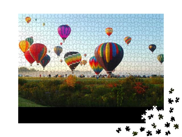 Puzzle de 1000 pièces « Adirondack Balloon Festival, Queensbury, New York »