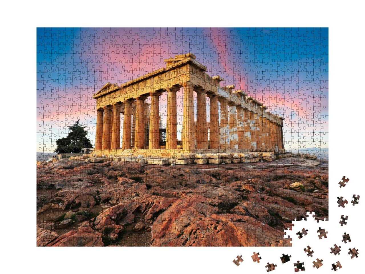 Puzzle de 1000 pièces « Parthénon sur l'Acropole, Athènes, Grèce »