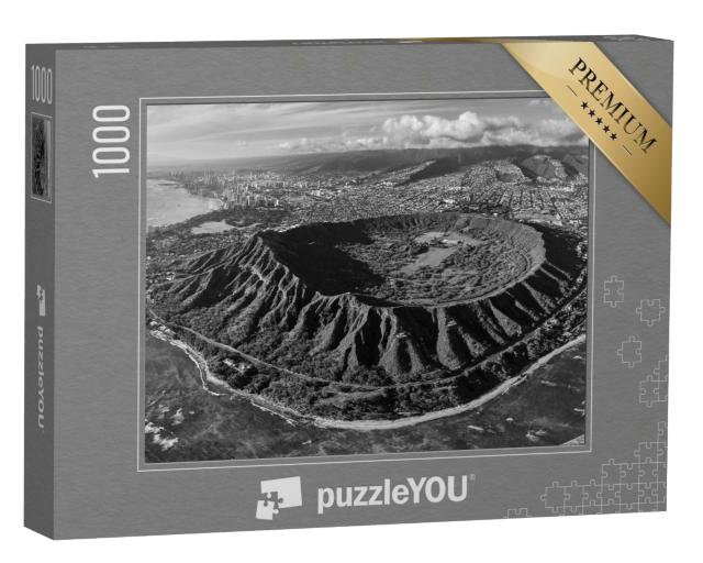 Puzzle de 1000 pièces « Vue panoramique sur Honolulu, Waikiki, Hawaii »