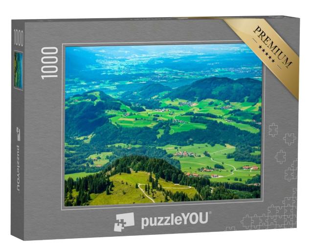 Puzzle de 1000 pièces « Vue du Hochries - Bavière »
