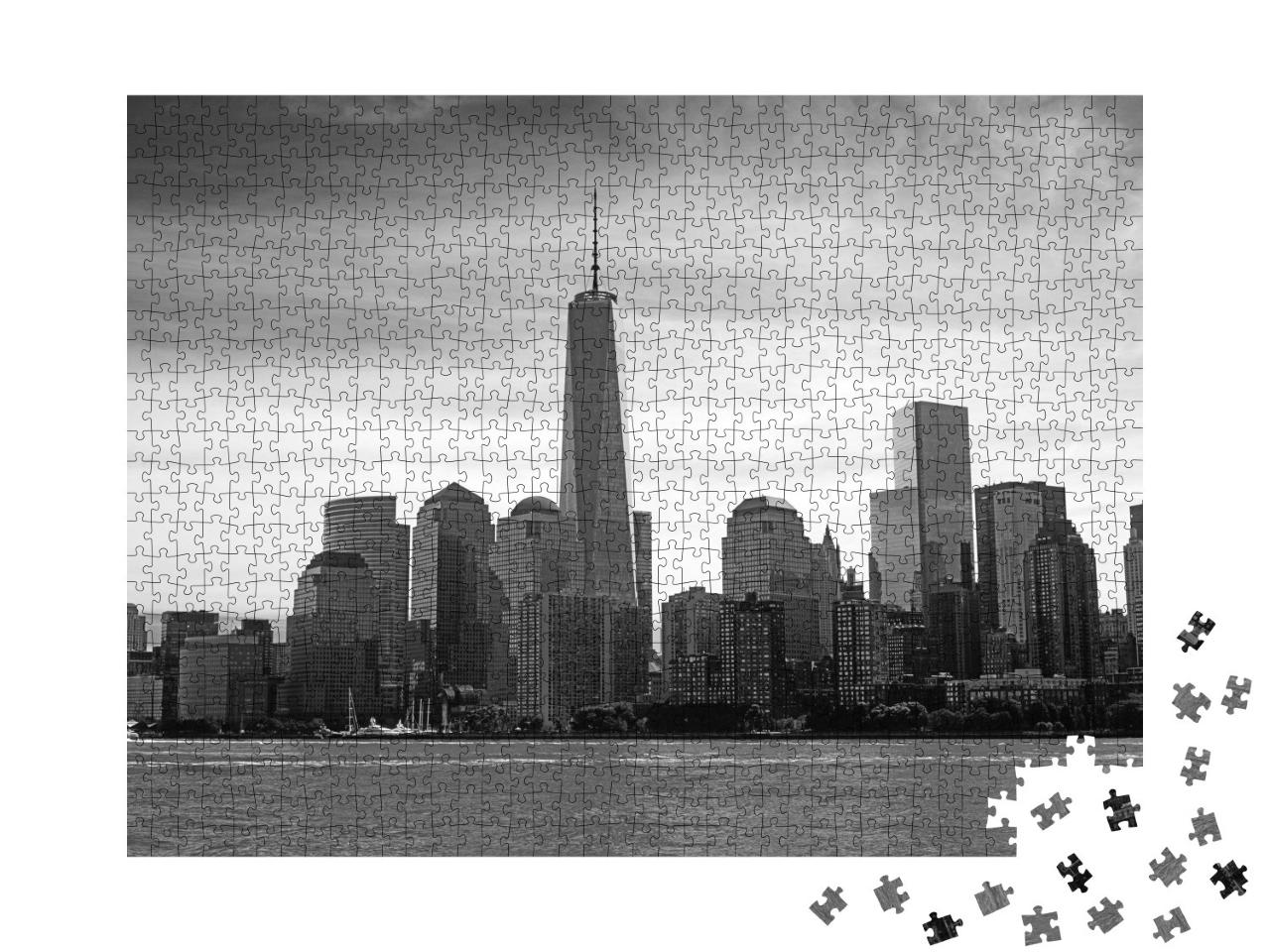 Puzzle de 1000 pièces « Vue de l'île de Manhattan depuis l'Hudson River »