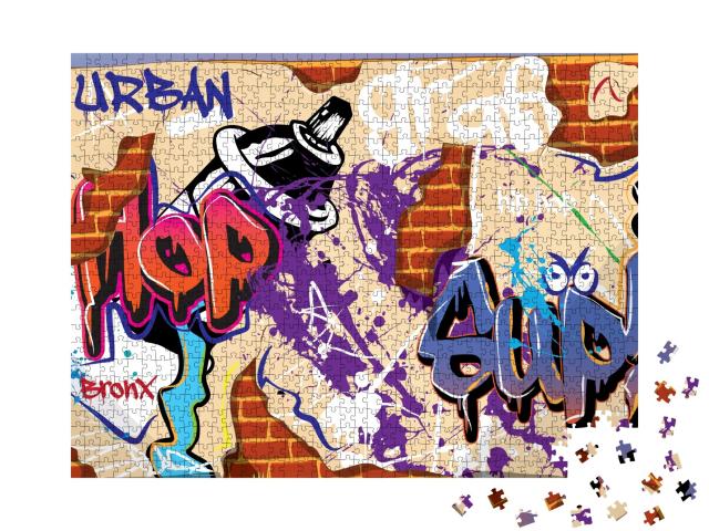 Puzzle de 1000 pièces « Street Art Art graffiti »