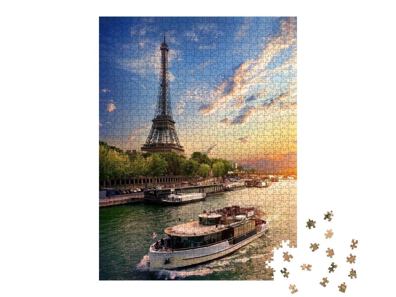 Puzzle de 1000 pièces « Paris au crépuscule »
