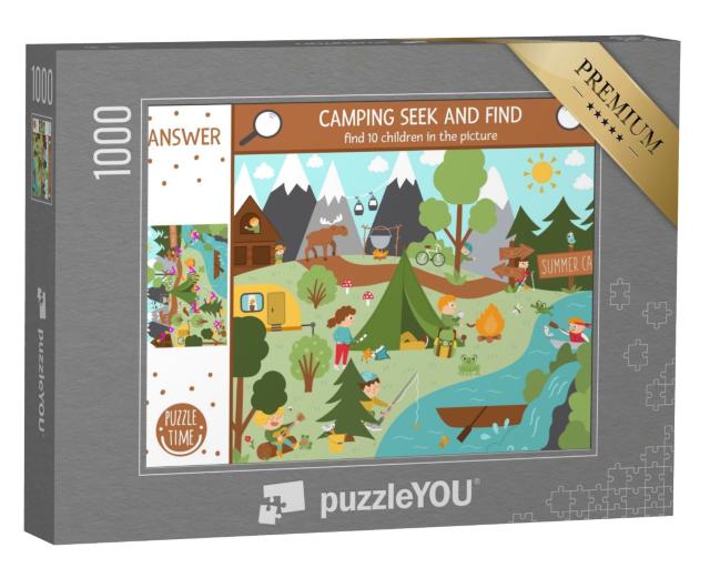 Puzzle de 1000 pièces « Camp d'été »